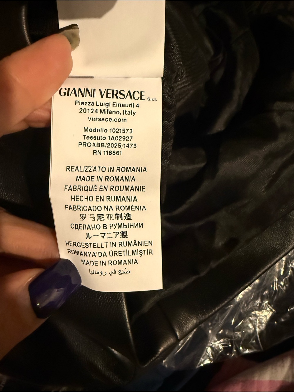 Versace leather dress - Picture 9 of 11